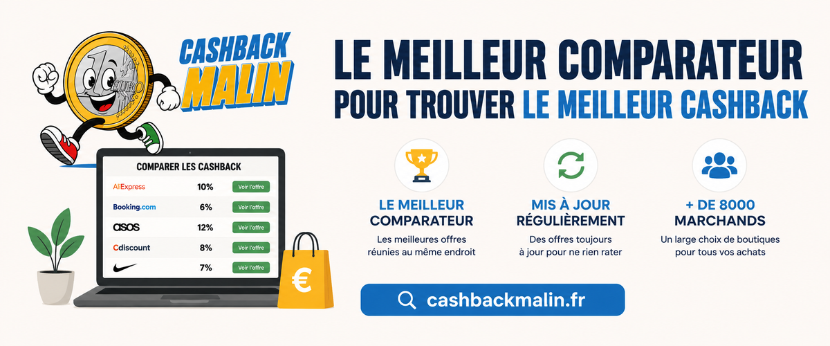 cashbackmalin.fr meilleur comparateur de cashback