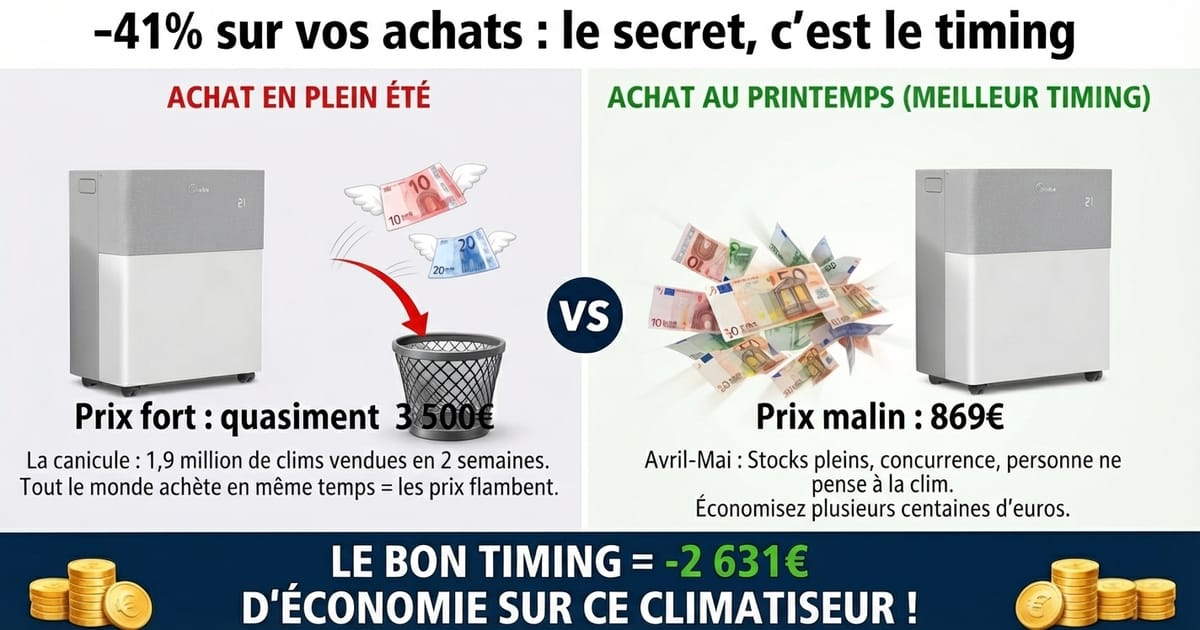 Acheter au bon moment, c'est faire des économies